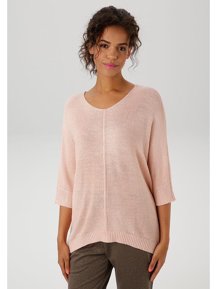 Aniston Sweter w kolorze jasnoróżowym rozmiar: 42