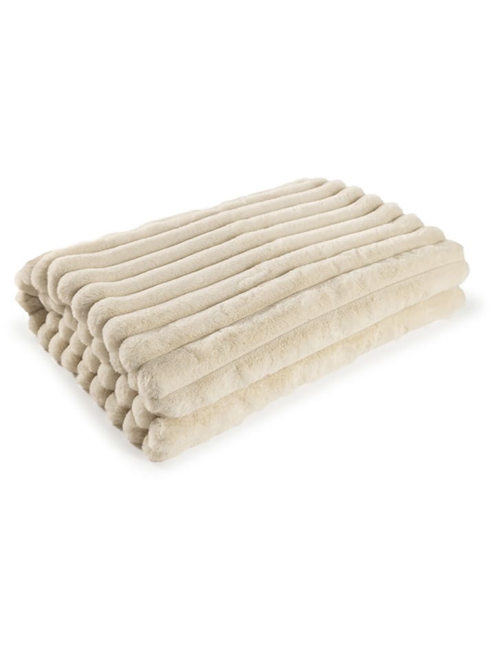 Magma Heimtex Pled "Raya" w kolorze beżowym - 200 x 140 cm rozmiar: onesize