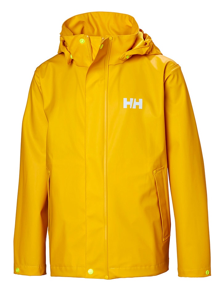 Helly Hansen Kurtka przeciwdeszczowa "Moss" w kolorze żółtym rozmiar: 140