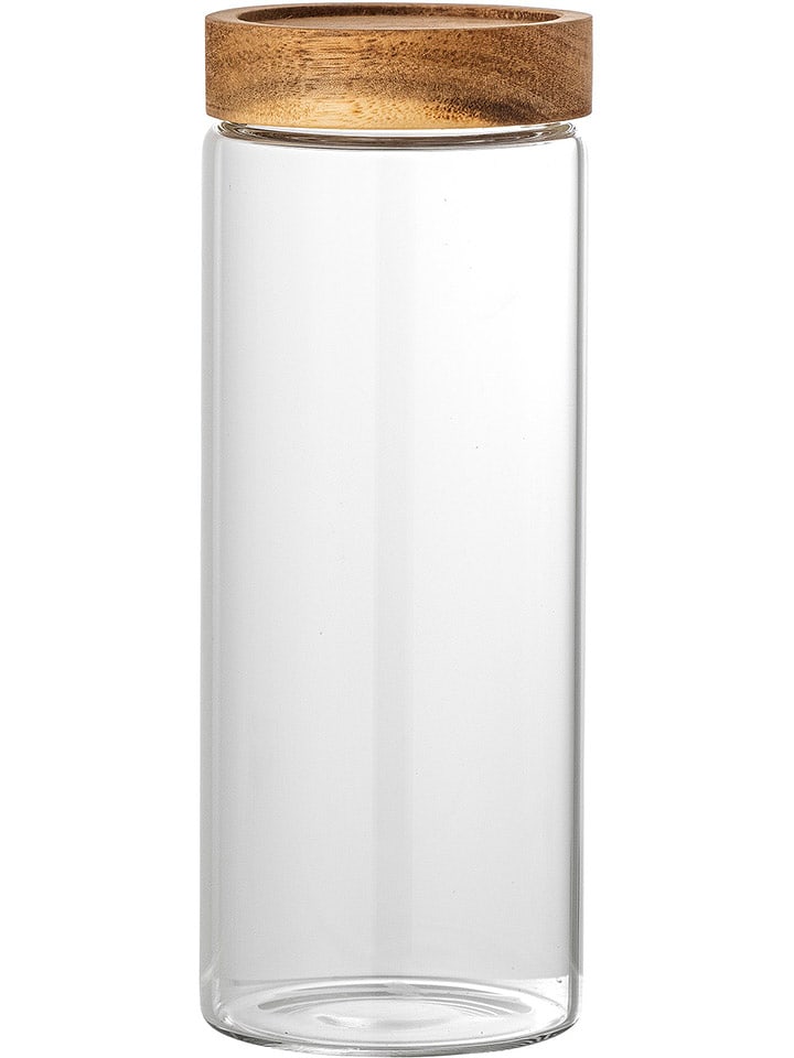 Bloomingville Pojemnik "Kauna" w kolorze jasnobrązowym - 29,5 x Ø 8 cm rozmiar: onesize