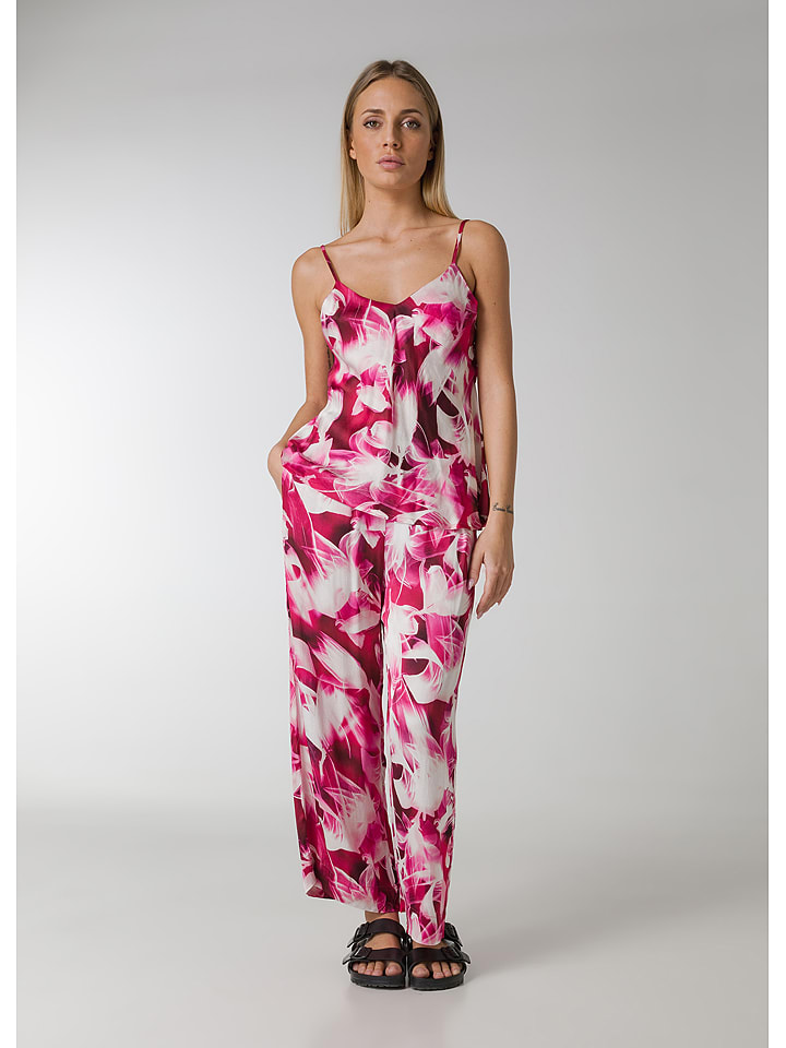 Deha Top w kolorze różowo-białym rozmiar: XS