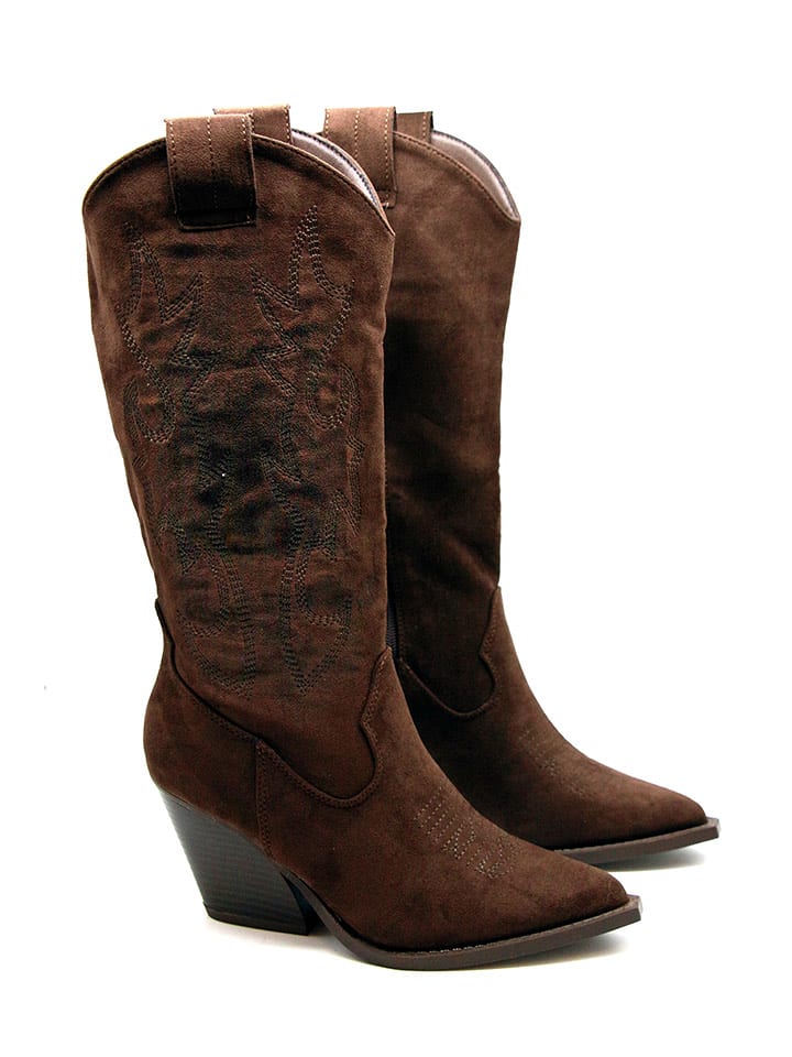 Bellucci Kozaki w kolorze brązowym rozmiar: 36