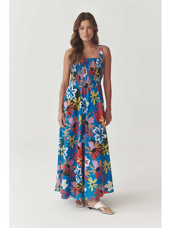 TATUUM Sukienka w kolorze niebieskim ze wzorem rozmiar: 38