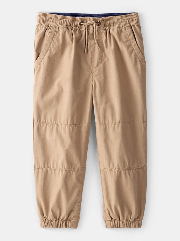 carter's Spodnie chino w kolorze jasnobrązowym rozmiar: 110