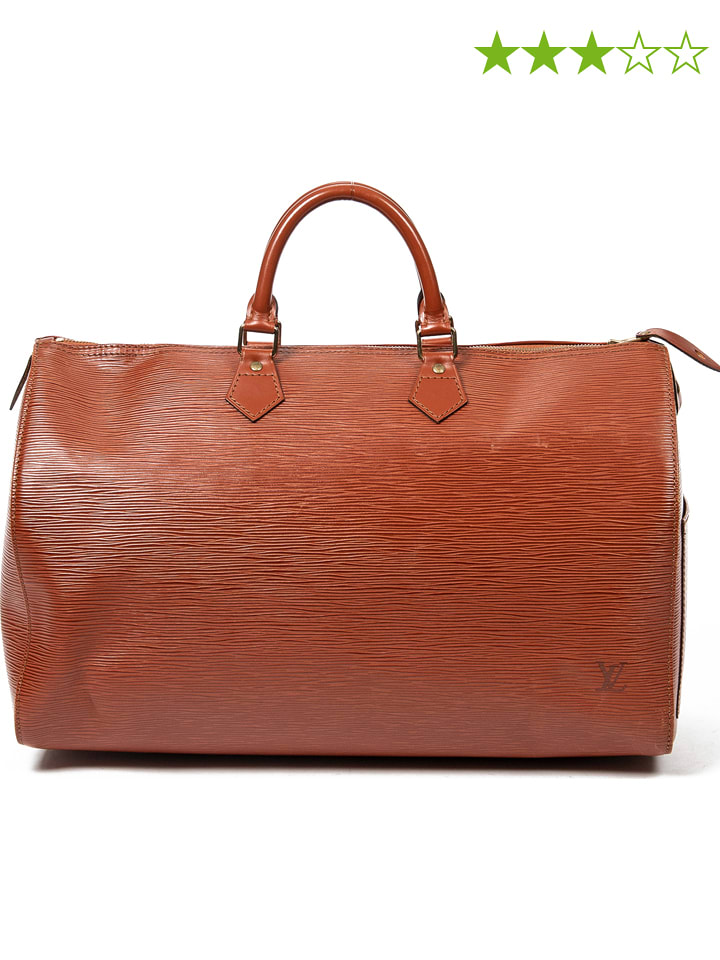 Louis Vuitton Skórzana torebka "Speedy" w kolorze brązowym - 42 x 25,5 x 19 cm rozmiar: onesize