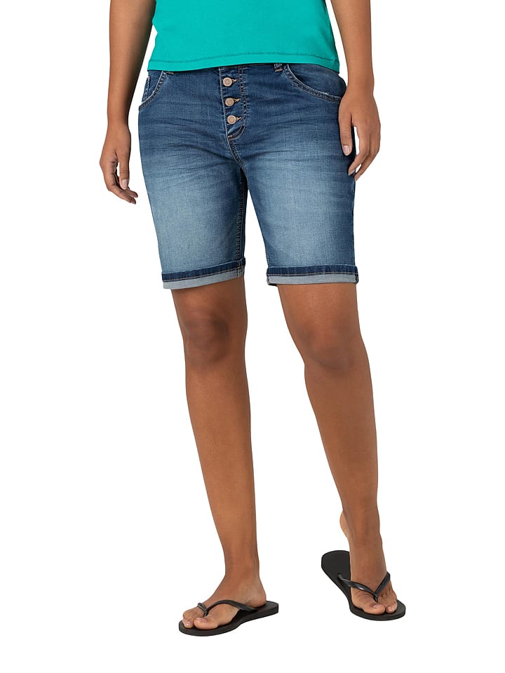 Timezone Szorty dżinsowe w kolorze niebieskim rozmiar: W31