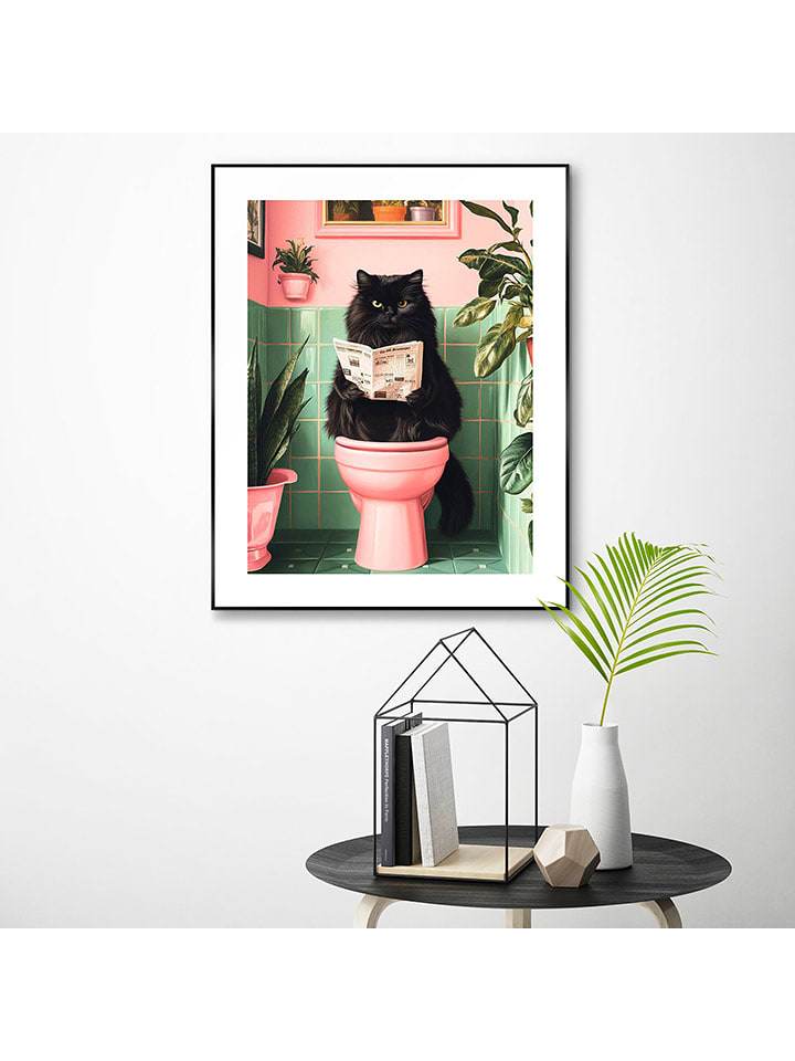 Orangewallz Druk artystyczny "Do Not Disturb" w ramce rozmiar: 40x50 cm