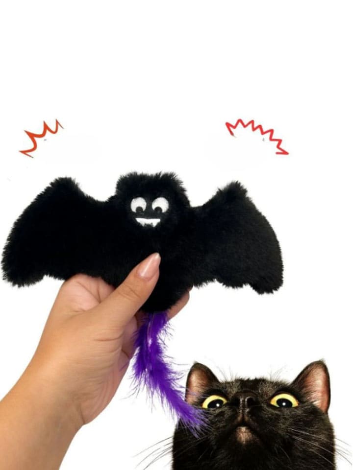 Paws&Whiskers Zabawka w kolorze czarnym dla kota - 17 x 18 cm rozmiar: onesize