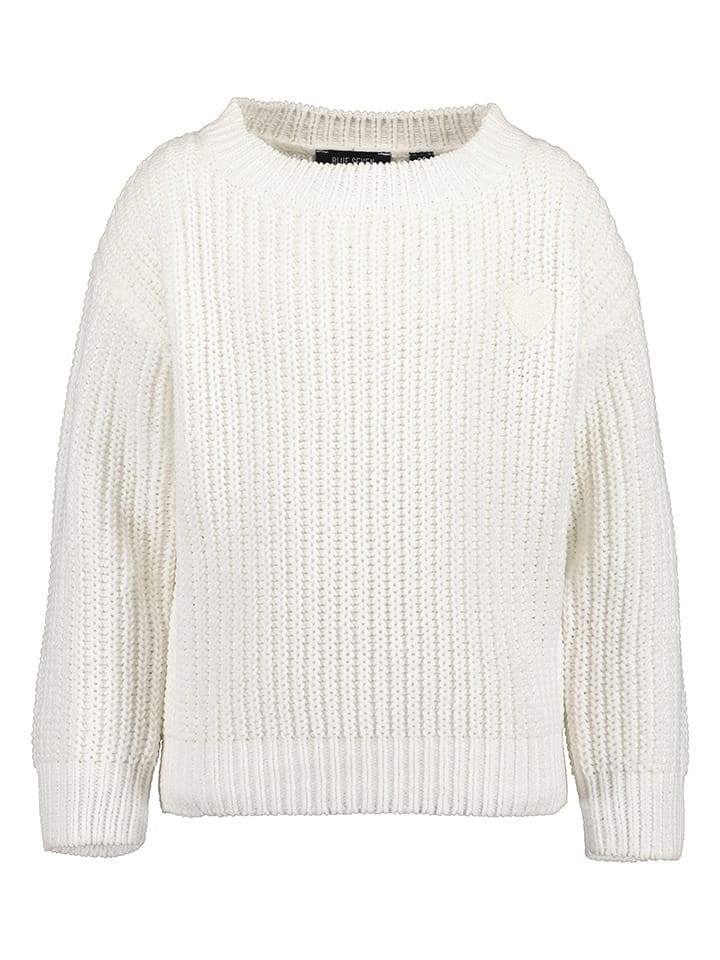 Blue Seven Sweter w kolorze białym rozmiar: 122