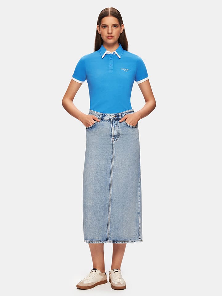 LTB Spódnica dżinsowa "Danica" w kolorze błękitnym rozmiar: S