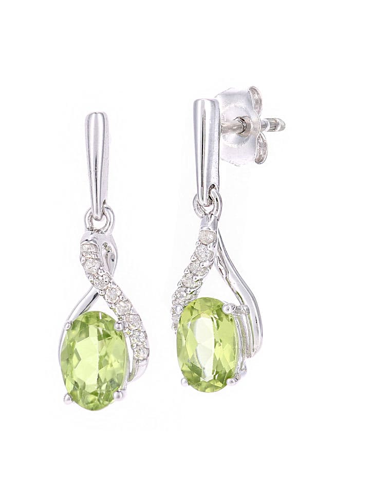 Revoni Złote kolczyki-wkrętki z diamentami rozmiar: onesize