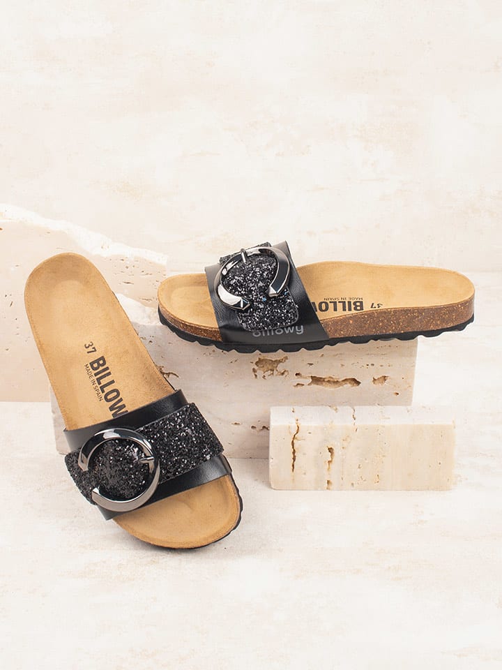 billowy Klapki w kolorze czarnym rozmiar: 37