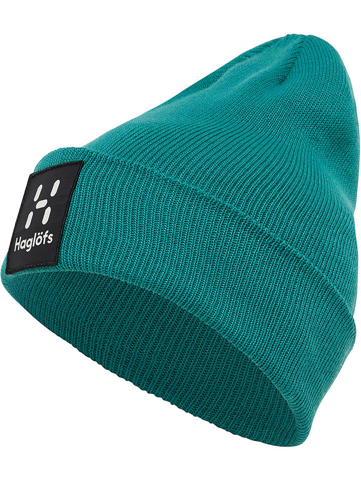 Haglöfs Czapka beanie "Aze" w kolorze zielonym rozmiar: onesize