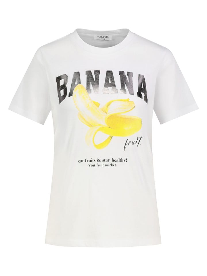 Sublevel Koszulka w kolorze białym rozmiar: M