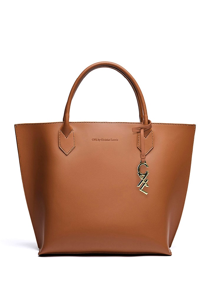 CXL by Christian Lacroix Skórzana torebka "George V" w kolorze jasnobrązowym - 32 x 45 x 11 cm rozmiar: onesize