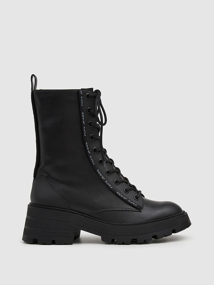 Pepe Jeans FOOTWEAR Botki "Soda Rub" w kolorze czarnym rozmiar: 38
