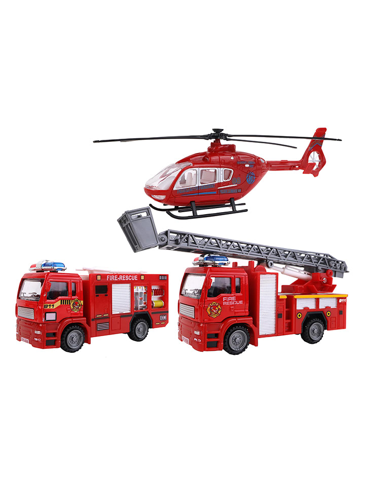 MGM Wozy strażackie i helikopter - 3+ rozmiar: onesize