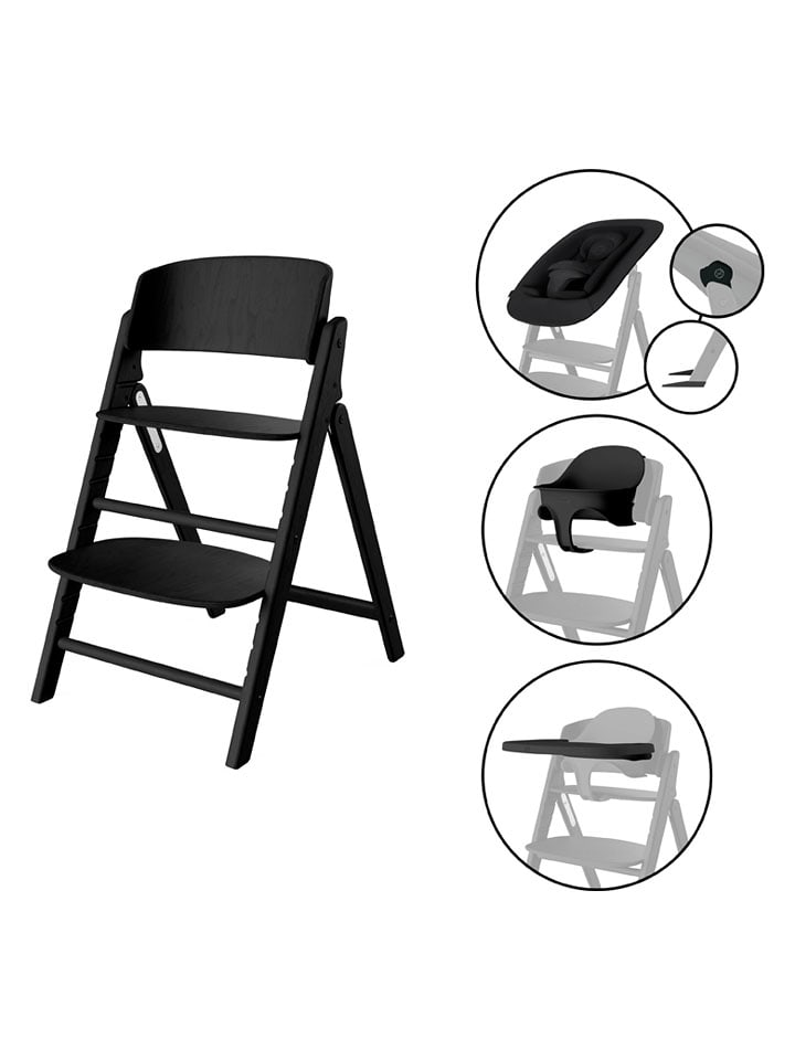 Cybex Krzesełko 4w1 "Click&Fold" w kolorze czarnym do karmienia rozmiar: onesize