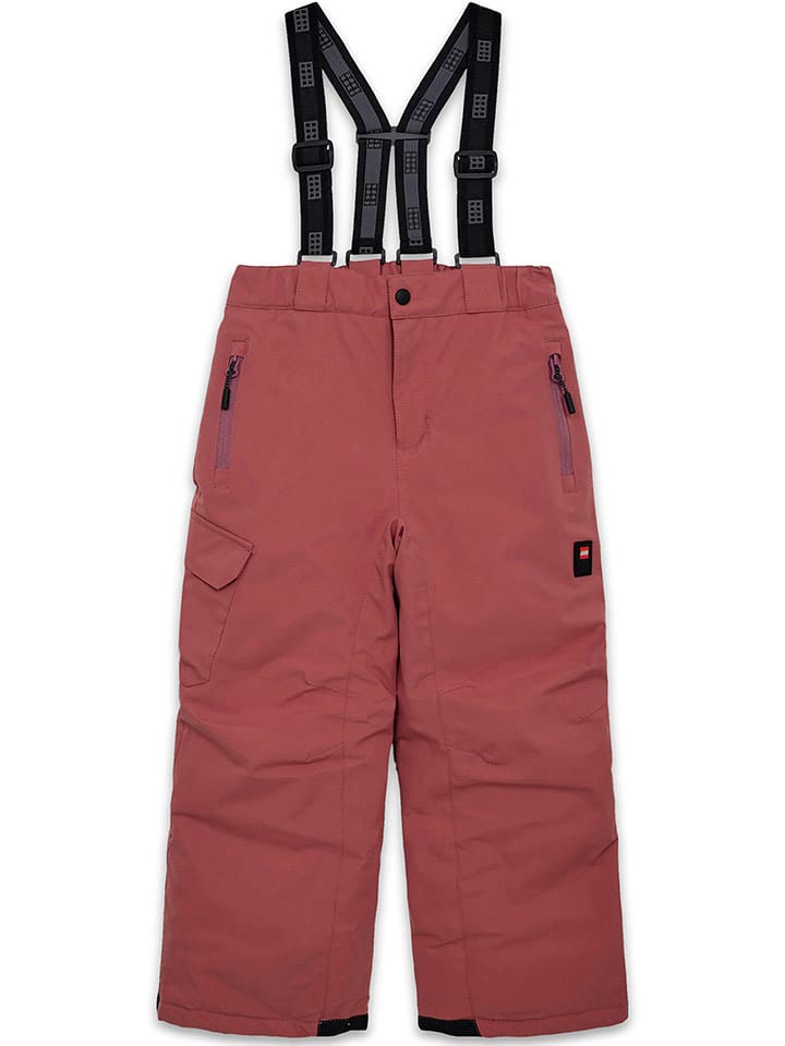 LEGO Spodnie narciarskie "Philo 800" w kolorze ciemnoróżowym rozmiar: 128