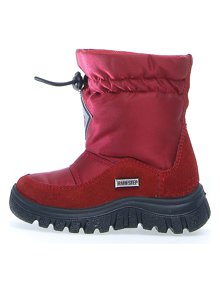 Naturino Botki zimowe "Varsa" w kolorze czerwonym rozmiar: 24