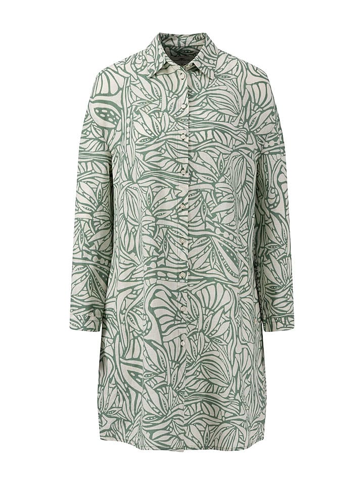 FYNCH-HATTON Lniana sukienka w kolorze zielonym rozmiar: 36