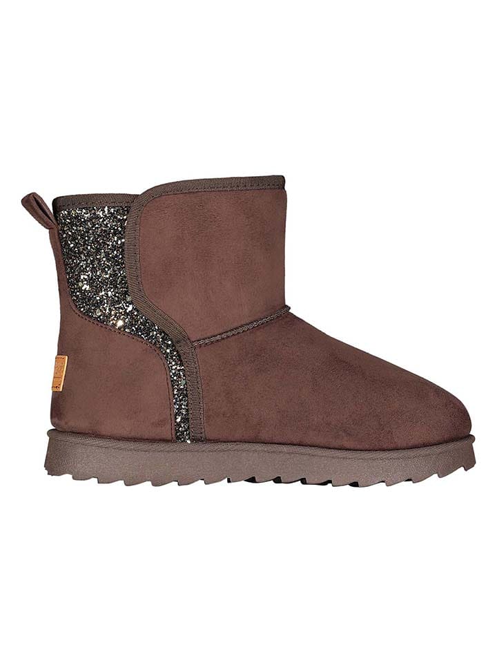 Geographical Norway Botki zimowe "Olga" w kolorze brązowym rozmiar: 36