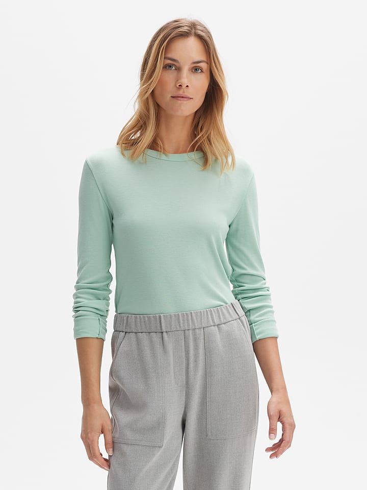 OPUS Koszulka "Sueli" w kolorze miętowym rozmiar: 42