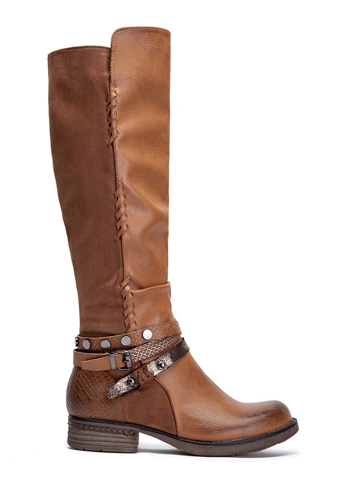 Foreverfolie Kozaki w kolorze karmelowym rozmiar: 36