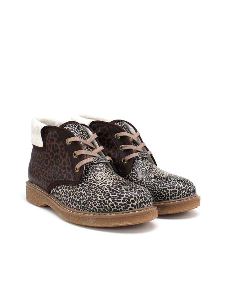 Goby Botki w kolorze brązowo-czarnym rozmiar: 37