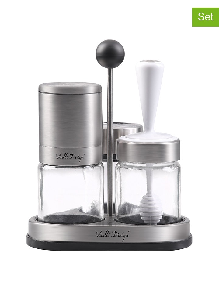 Vialli Design 3-częściowy zestaw w kolorze srebrnym rozmiar: onesize