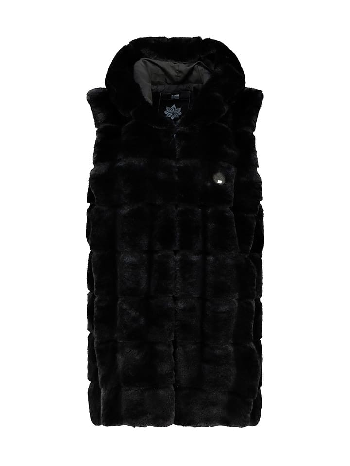 Geographical Norway Kamizelka polarowa "Uphemere" w kolorze czarnym rozmiar: L