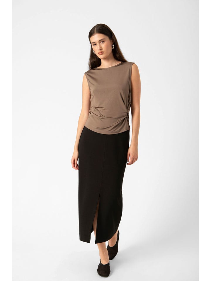 Soaked in Luxury Top w kolorze brązowym rozmiar: M