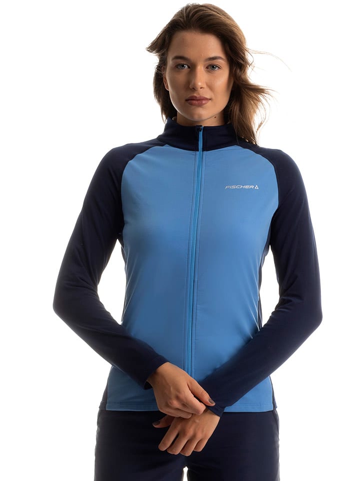 Fischer Kurtka polarowa w kolorze niebiesko-granatowym rozmiar: M