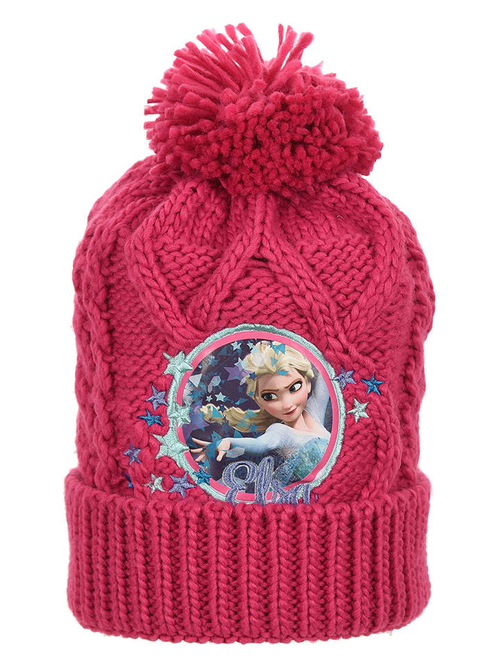 Disney Frozen Czapka "Kraina Lodu" w kolorze różowym rozmiar: 54 cm