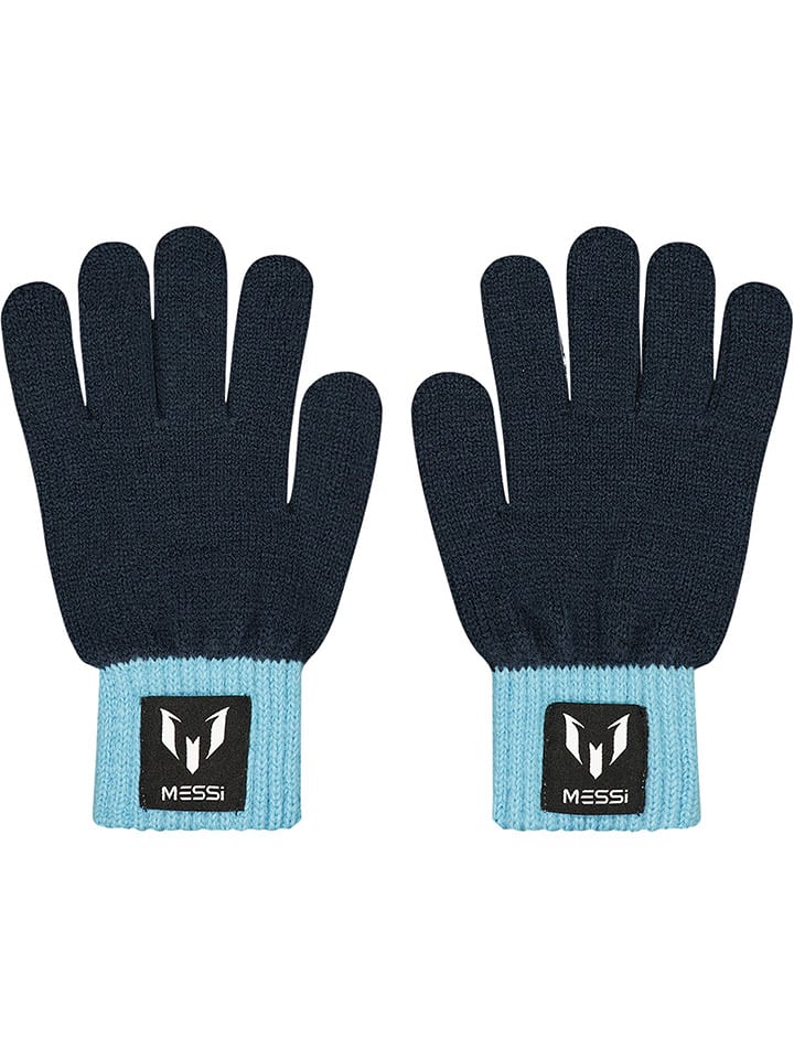 Messi Rękawiczki w kolorze granatowym rozmiar: 146-164