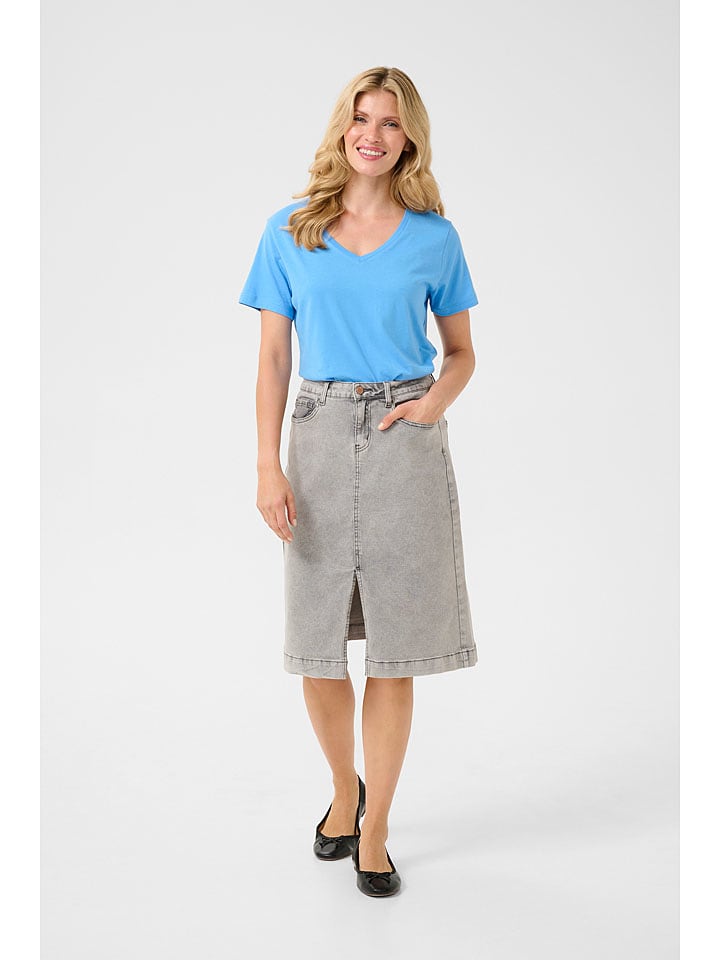 Cream Spódnica dżinsowa w kolorze jasnoszarym rozmiar: 40