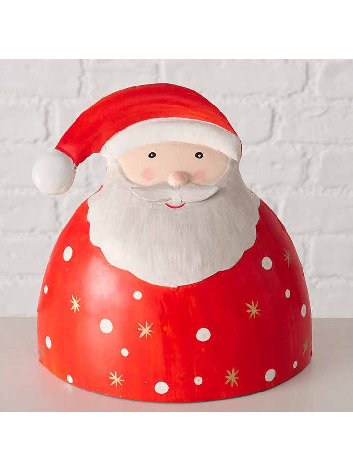 Boltze Figurka dekoracyjna "Clausi" w kolorze czerwono-białym - wys. 18,5 cm rozmiar: onesize