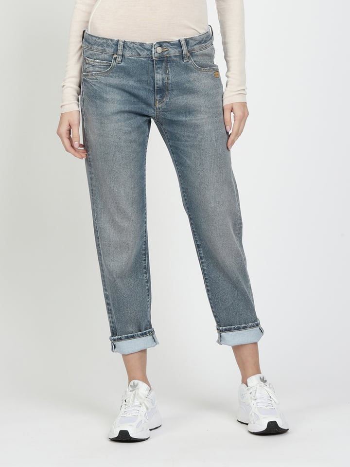 GANG JEANS Dżinsy - Boyfriend fit - w kolorze niebieskim rozmiar: W34