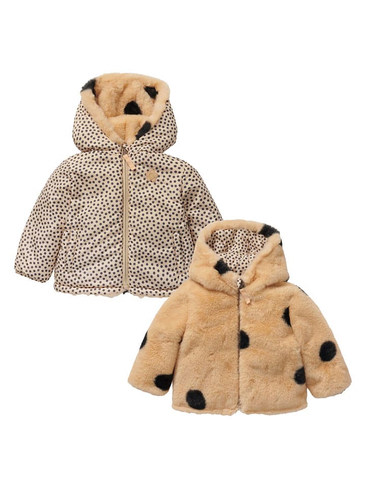 Noppies Dwustronna kurtka pikowana "Metairie" w kolorze beżowym rozmiar: 92