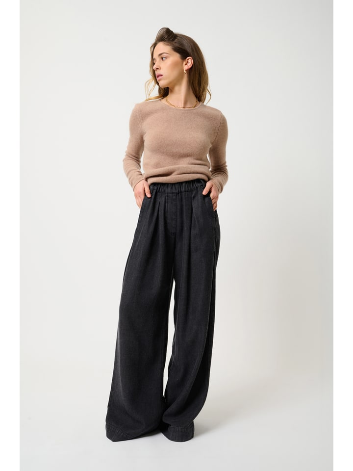 AUTHENTIC CASHMERE Kaszmirowy sweter "Ivy" w kolorze beżowym rozmiar: S