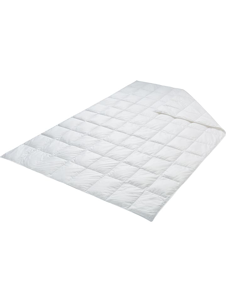 Schäfer Letnia kołdra puchowa w kolorze białym rozmiar: 200x200 cm