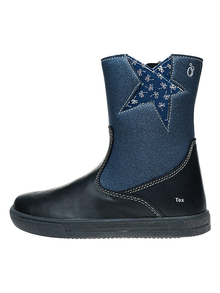 lamino Kozaki zimowe w kolorze granatowym rozmiar: 31