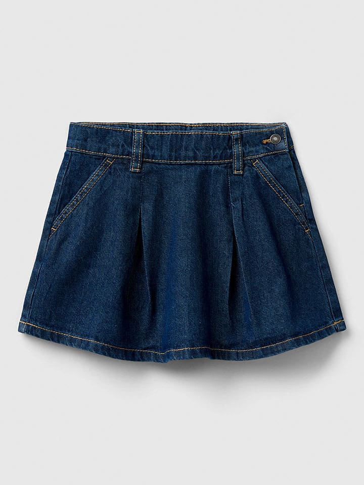 Benetton Spódnica dżinsowa w kolorze granatowym rozmiar: 98