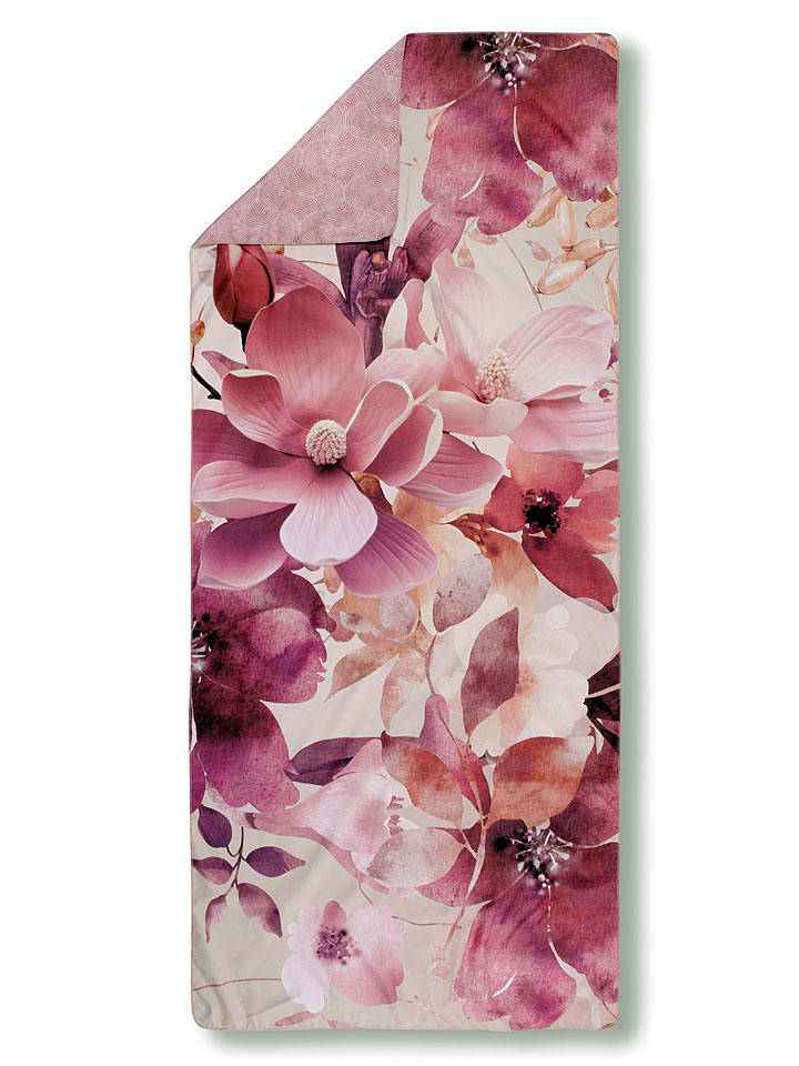 Hip Ręcznik plażowy "Chaja" w kolorze jasnoróżowo-różowym rozmiar: 75x180 cm