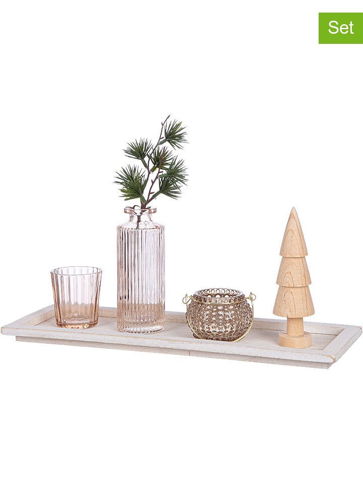 GILDE 6-częściowy zestaw dekoracyjny w różnych kolorach - 36 x 24 x 12,5 cm rozmiar: onesize