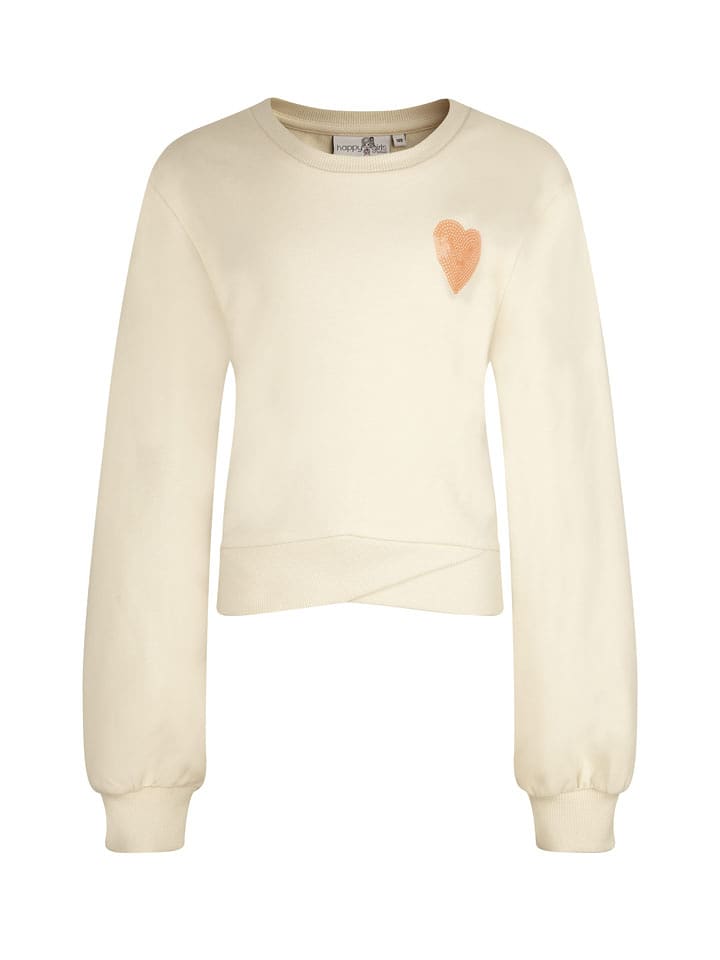 happy girls by Eisend Bluza w kolorze beżowym rozmiar: 158