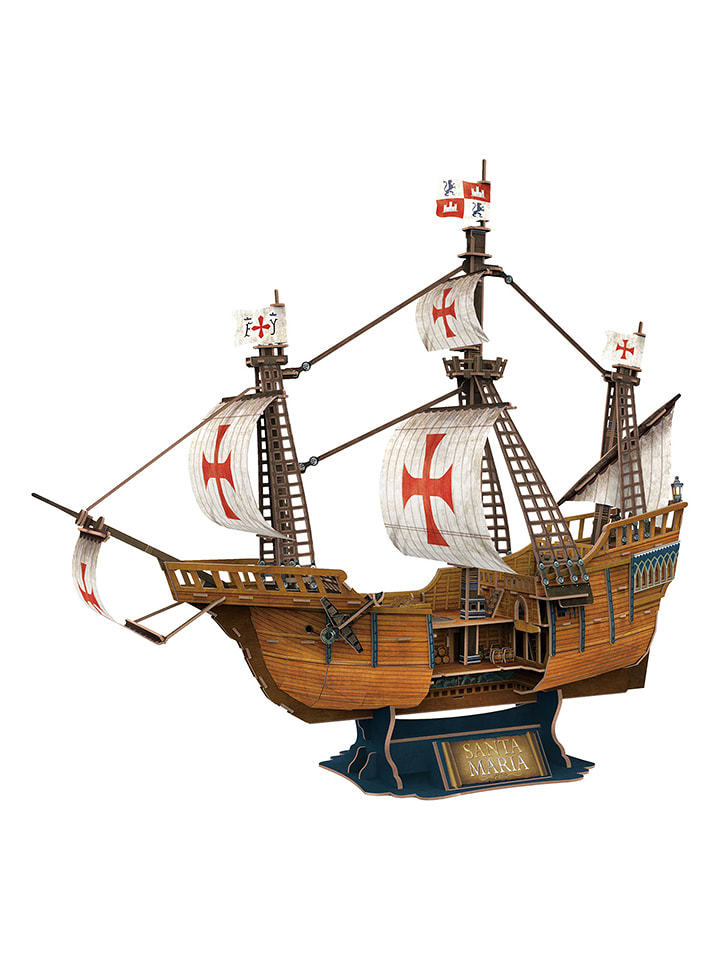 MGM 204-częściowe puzzle 3D "Bateau Santa Maria" - 8+ rozmiar: onesize