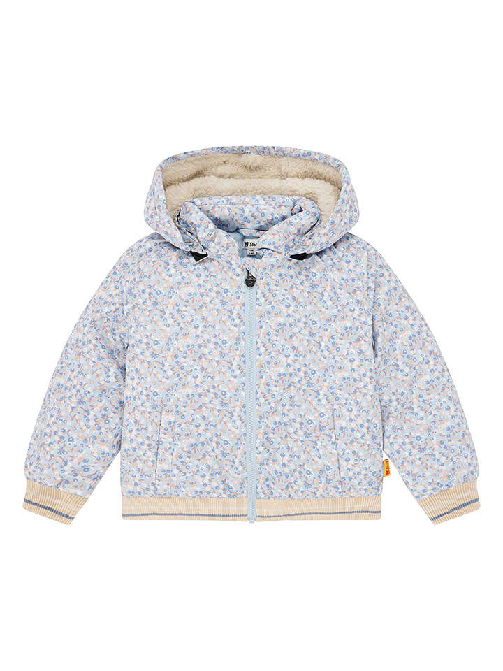 Steiff Kurtka funkcyjna w kolorze błękitno-beżowym rozmiar: 110