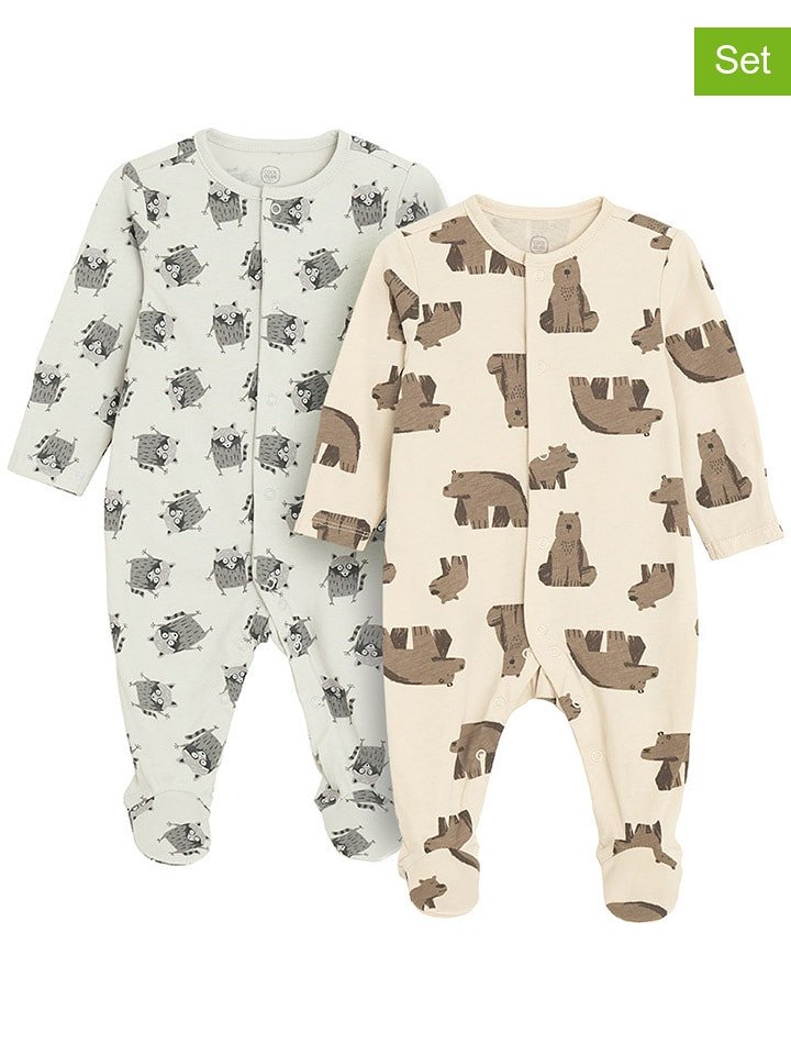 COOL CLUB Śpioszki (2 szt.) w kolorze beżowym rozmiar: 56