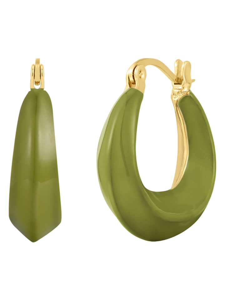 Yokoamii Pozłacane kolczyki-kreole rozmiar: onesize